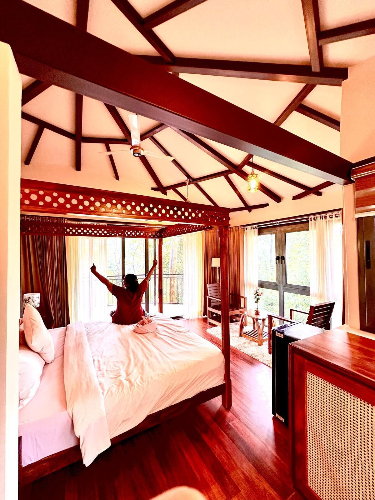 奢华树屋, 热水浴缸, 花园景观 | 花园景观