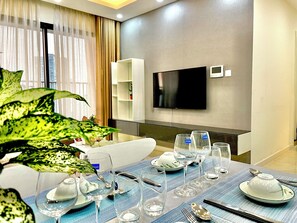 Apartment, 2 Bedrooms, City View | Living area - Vinhomes D'Capitale Residence (Hanoi)