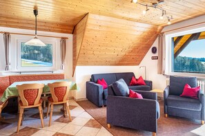 TV, table tennis, stereo - Apartment 'Hochfirst' with Mountain View, Shared Terrace and Wi-Fi (Titisee-Neustadt)