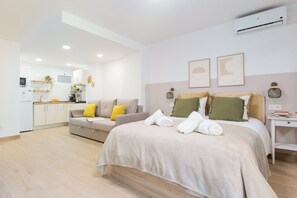 1 soverom, strykejern/-brett, wi-fi og sengetøy