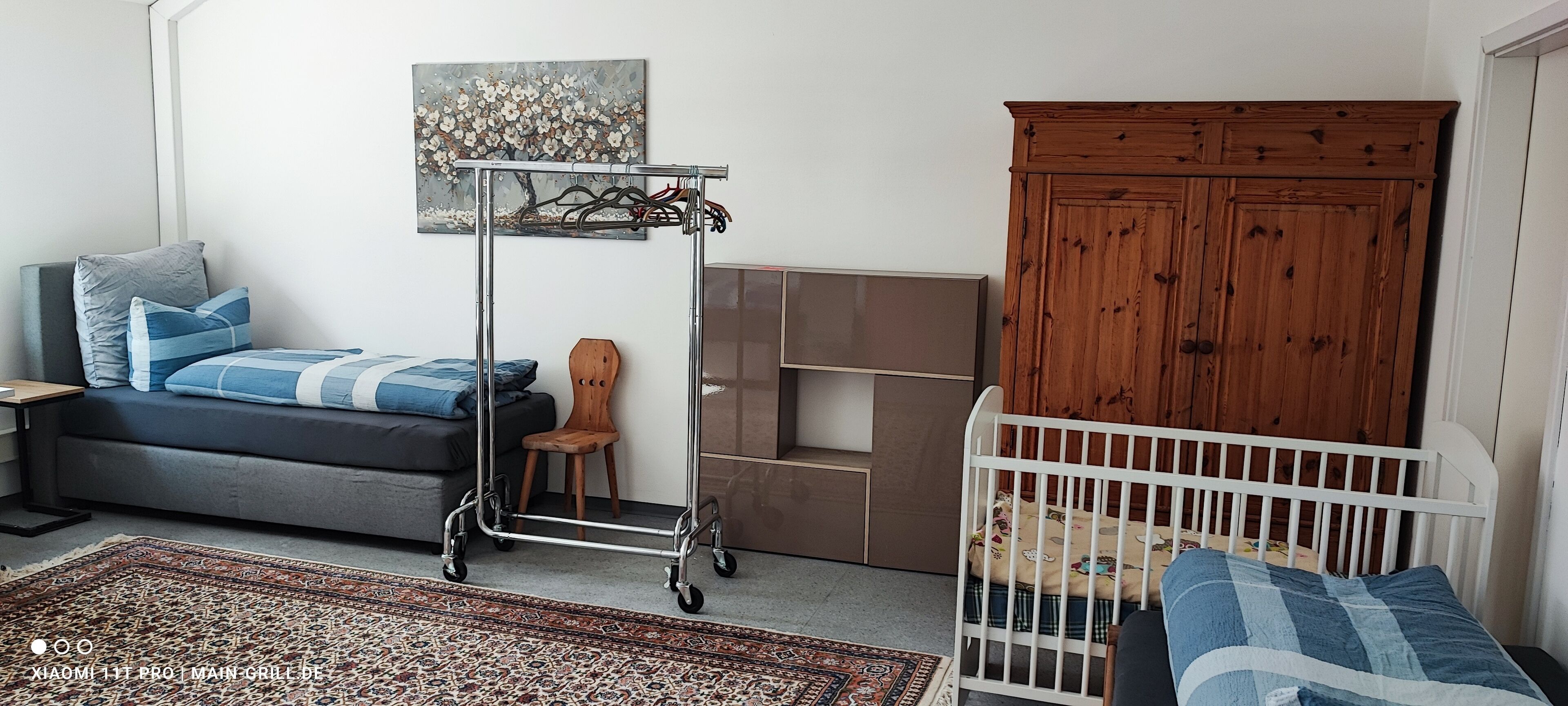 2 chambres, bureau, lit parapluie, Wi-Fi gratuit