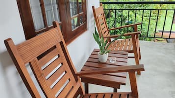 Superior Studio, Balcony, Garden View | Terrace/patio