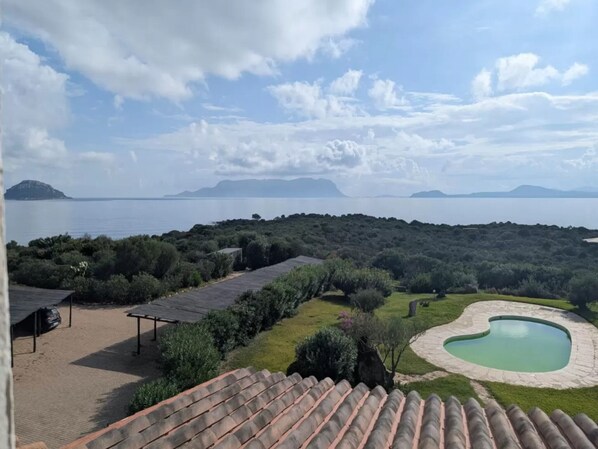 Blick von der Unterkunft