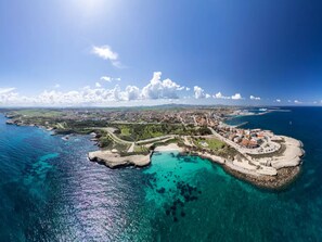 Aerial view - Breathtaking seaview flat in Sardinia (Porto Torres)