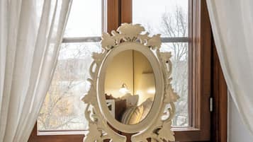 Comfort Double or Twin Room, Garden View | In-room safe, desk, laptop workspace, iron/ironing board