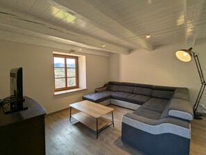 TV - Character cottage for 10, valley view, near skiing (Fraize)