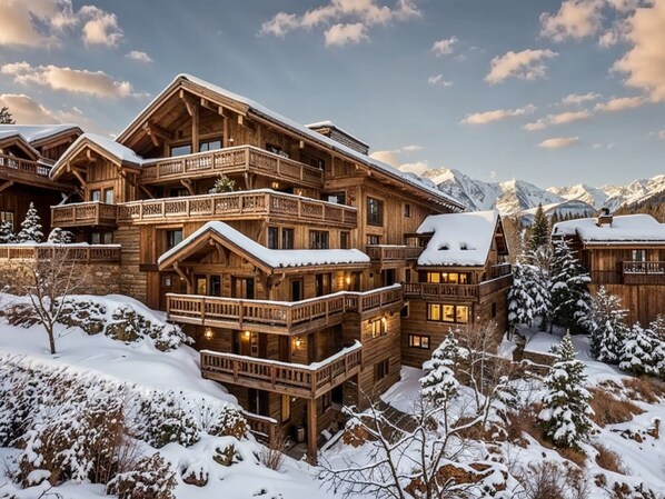 Exterior - 3-Bedroom Apartment in Méribel, 5* Service (Méribel)