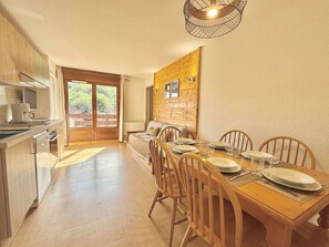 Dining - 3-room apartment in Flumet for 6 people with balcony (Flumet)