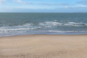 Vlak bij het strand