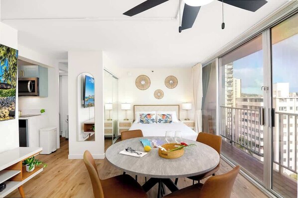 1 多间卧室、熨斗/熨衣板、免费 WiFi、床单