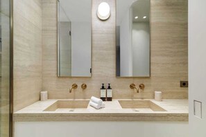 Regadera y secadora de cabello 