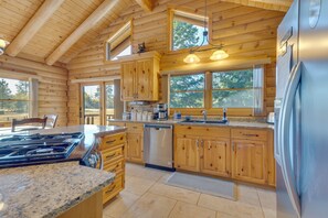 House (3 Bedrooms) | Interior - 33 Mi to Yosemite NP: Custom Log Home w/ Deck! (Mariposa)