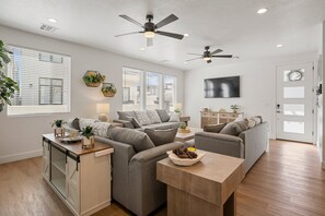 Townhome, 5 Bedrooms | Living area | Smart TV, streaming services - Beech Bungalow 5 Bedroom Townhouse (St. George)