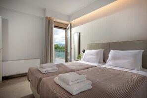 Luxury Apartment, 2 Bedrooms, Garden View | Premium bedding, down comforters, memory foam beds - Magian Luxury Apartments (Malevizi)