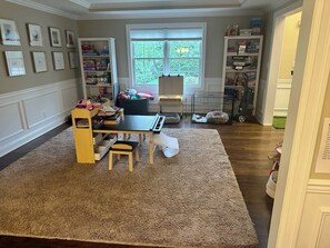 Children's area - Stunning 5 Bedroom Retreat with 3 Baths and Expansive Heated In-Ground Pool (Plainview)