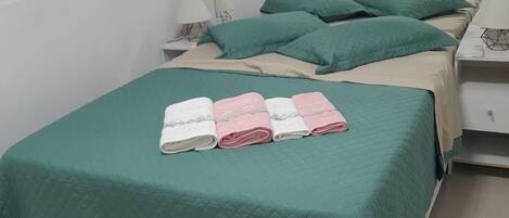 1 間睡房、熨斗/熨衫板、免費 Wi-Fi、床單