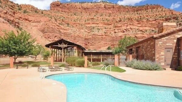 Indoor pool, a heated pool