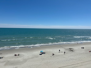 En la playa