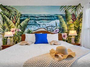 1 slaapkamer, een strijkplank/strijkijzer, gratis wifi, beddengoed