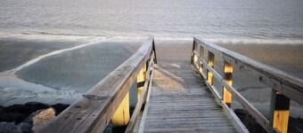 Spectacular ocean front, renovated townhome near Driftwood Beach!!