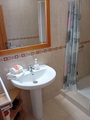 Bruser, hårtørrer, bidet, håndklæder