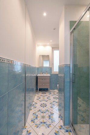 Regadera, secadora de cabello, bidet, toallas 