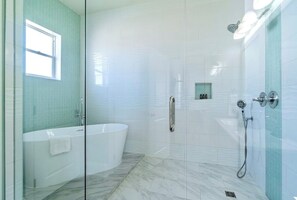 Shower, towels