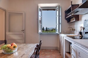 Traditional Condo, Patio, Courtyard View | Private kitchen - Casale di Villore (Poggibonsi)