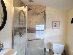 Shower, hair dryer