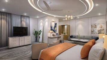 Caja de seguridad en la habitación, cortinas blackout y insonorización