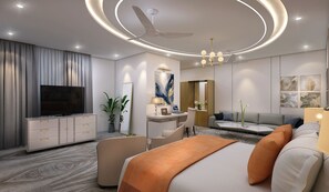 Premium bedding, down comforters, memory foam beds, in-room safe - Narang Hotel (Hanumangarh)