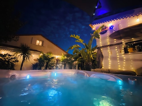 Chambre d'hôte Villa Tropicale & Jacuzzi Privé