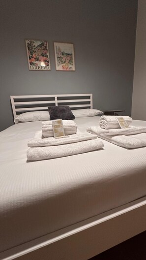 2 bedrooms, desk, iron/ironing board, WiFi