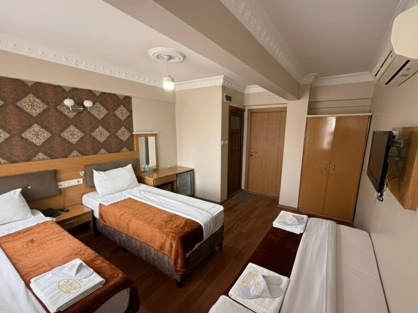 Standardværelse til 3 personer - 3 enkeltsenge | Premium-sengetøj, minibar, lydisolering, gratis Wi-Fi