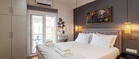 1 habitación, tabla de planchar con plancha y wifi