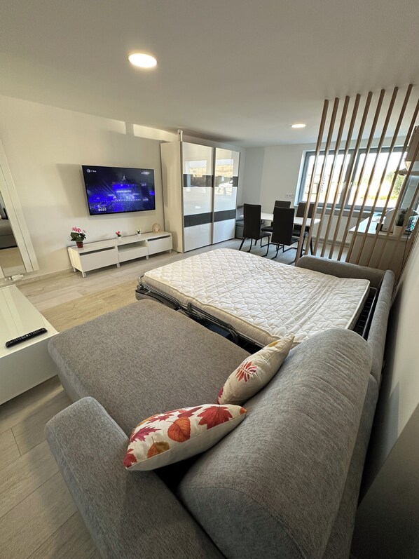 1 Schlafzimmer, Bügeleisen/Bügelbrett, WLAN, Bettwäsche