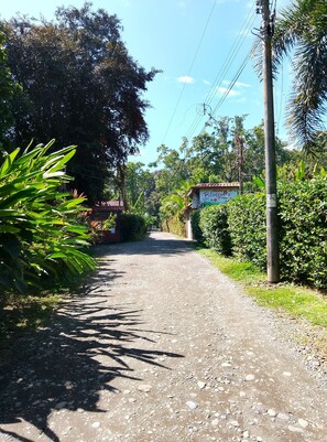 Property grounds - 2 bedroom apartment + 3rd bedroom LOFT in PLaya Negra - 3 minute walk to beach (Puerto Viejo de Talamanca)