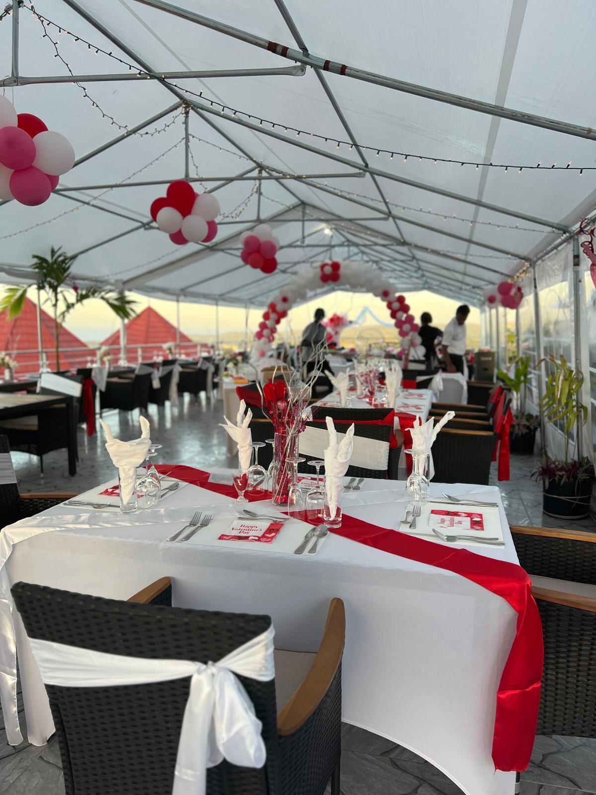 Área para banquetes al aire libre