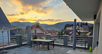 Cozy Lakeside House with Terrace, Fireplace & Wi-Fi