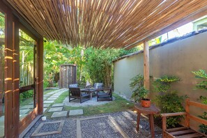 Entrée de l’hébergement