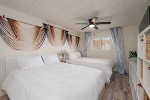 2 bedrooms, WiFi, bed sheets, wheelchair access