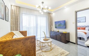 1 Schlafzimmer, Bügeleisen/Bügelbrett, kostenloses WLAN, Bettwäsche