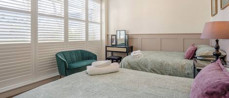 2 chambres, accĂšs au Wi-Fi (inclus), literie fournie