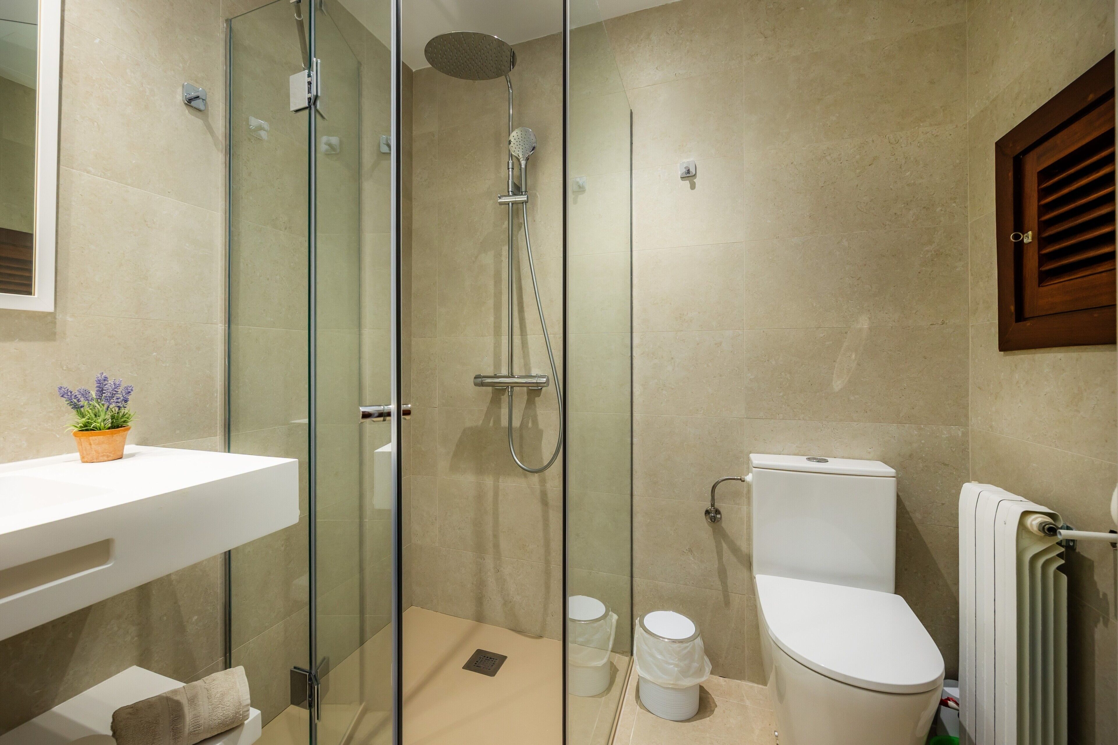 Dusche, Handtücher