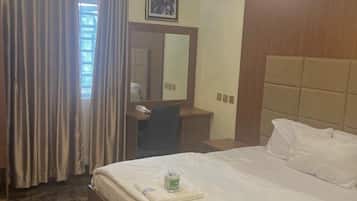 Desk, laptop workspace