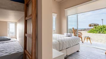2 bedrooms, travel crib, WiFi, bed sheets