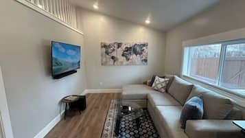 Smart-tv och en stereo