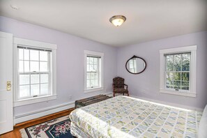 This serene bedroom sanctuary offers a comfy queen-sized bed - 4 BDR w/ Private Hot tub, Backyard and Deck! (Wells)