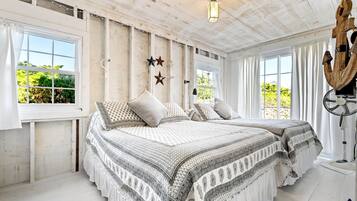 4 bedrooms, iron/ironing board, travel crib, WiFi
