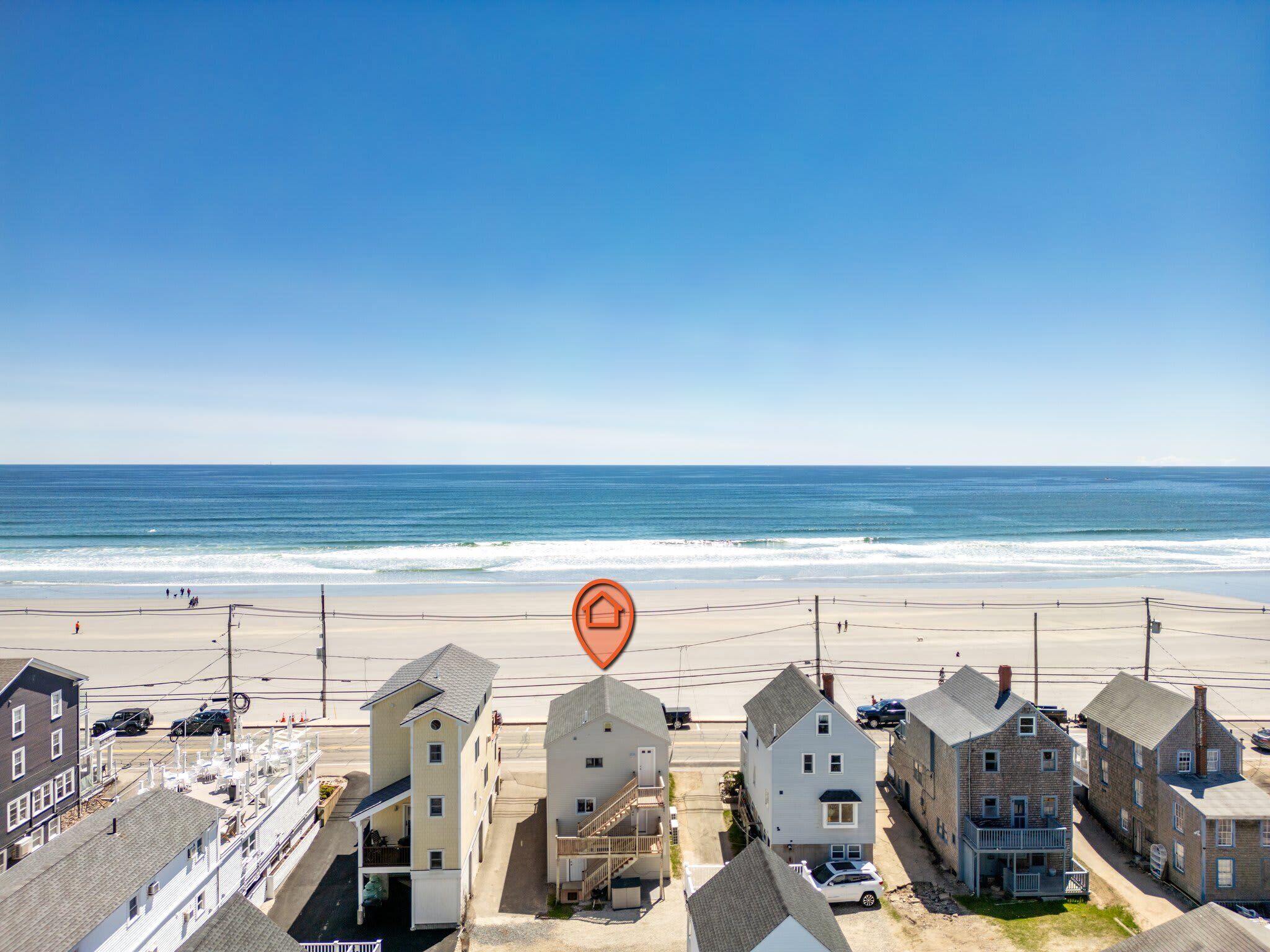 Accommodatie ligt op het strand